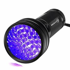 UV Flashlight Black Light Detector For Dog Urine Pet Stains And Bed Ultraviolet
