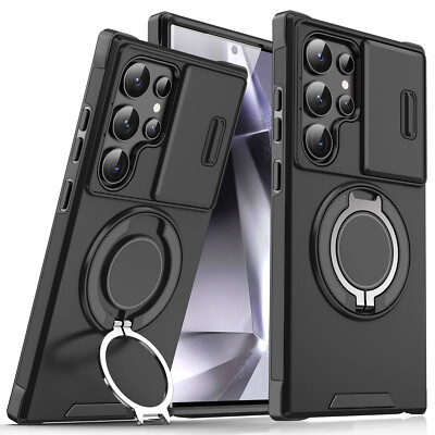 For Samsung Galaxy S26 Ultra S25 FE S24 S23 S22 Shockproof Stand Lens Cover Case