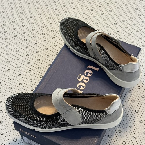 Legero Lucca Part Nubuck Leather Ballerina Flat Shoes UK 7 Grey - Picture 23 of 24