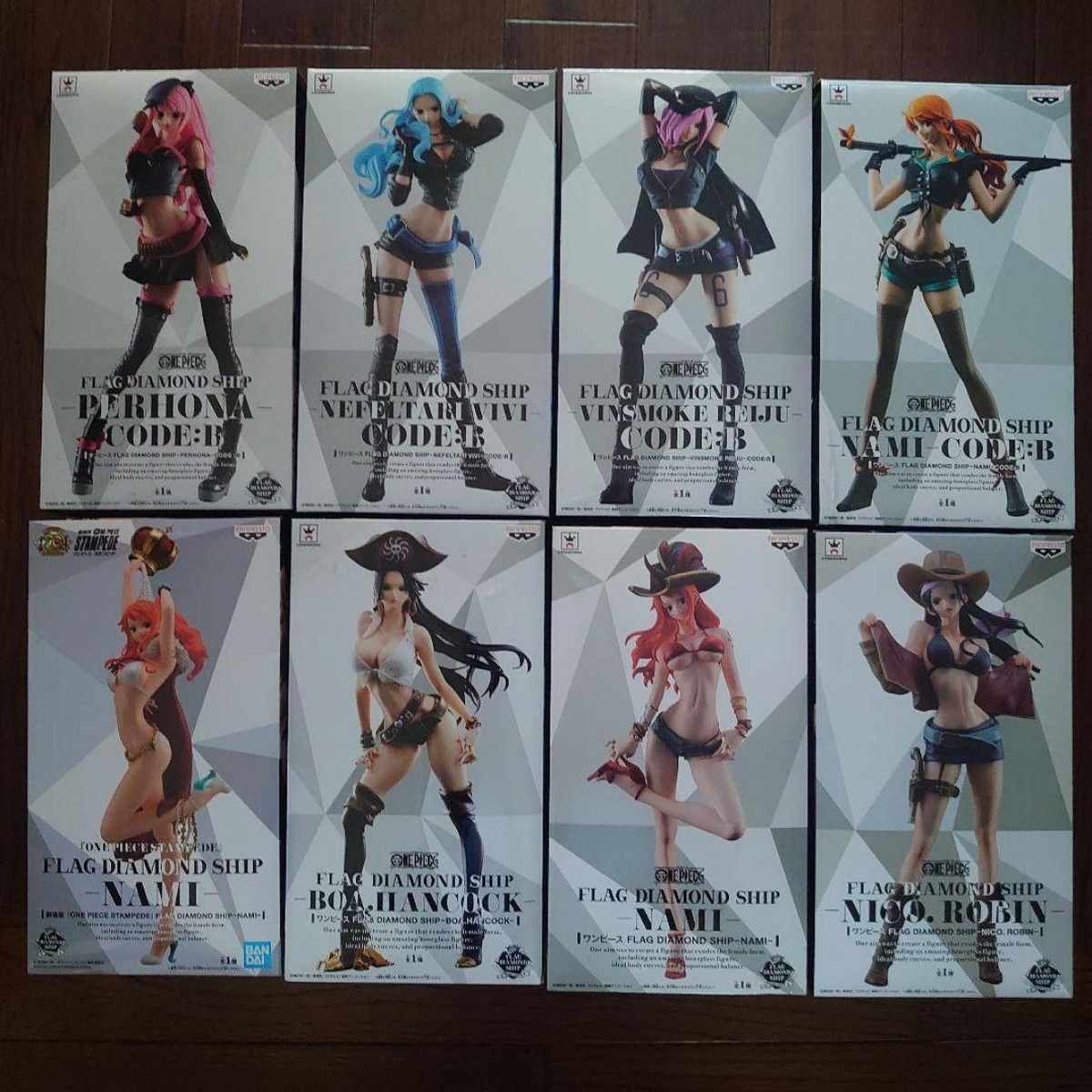 ヒッキー　　ワンピースFLAG DIAMOND SHIP CODE−B Amazon.com: Banpresto Onepiece Flag Diamond Ship-Nico Robin