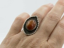  Red Aventurine Southwestern Ring Size 6 6.6g
