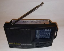 Info-Mate World Band Radio 837 Dynamo Solar Power With Charger