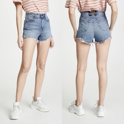 Alexander Wang Blue Denim Cutoff Shorts | Size 27