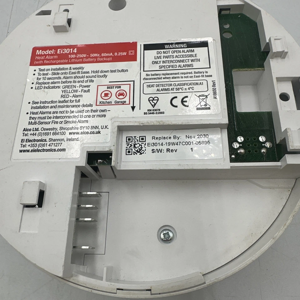 Aico 3000 Series EI3014 Heat Alarm expiry 2030 - Image 4 of 4