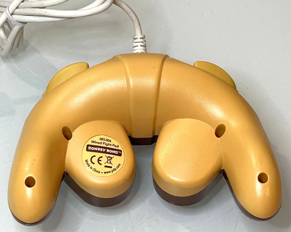 🔥 Controlador de videojuegos Nintendo Wii U PDP con cable Fight Pad 085-006 Donkey Kong Foto 2 de 4