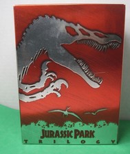 Classic Jurassic Park Trilogy DVD, 2001, 4-Disc Set w/ slipcase Dinosaurs