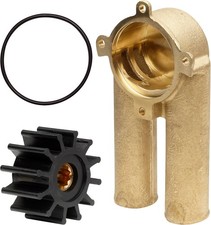 ALL METAL Raw Water Sea Pump Impeller Housing 3858115 volvo penta 4.3 5.0 5.7