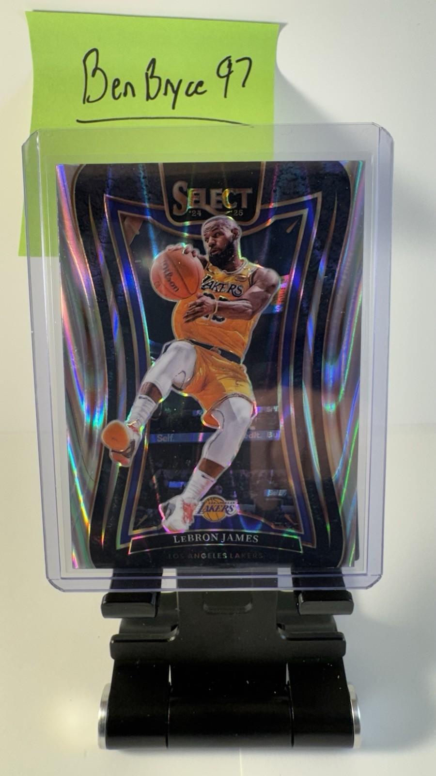 2024-25 Panini Select LeBron James Tectonic Silver Mezzanine #310 Lakers