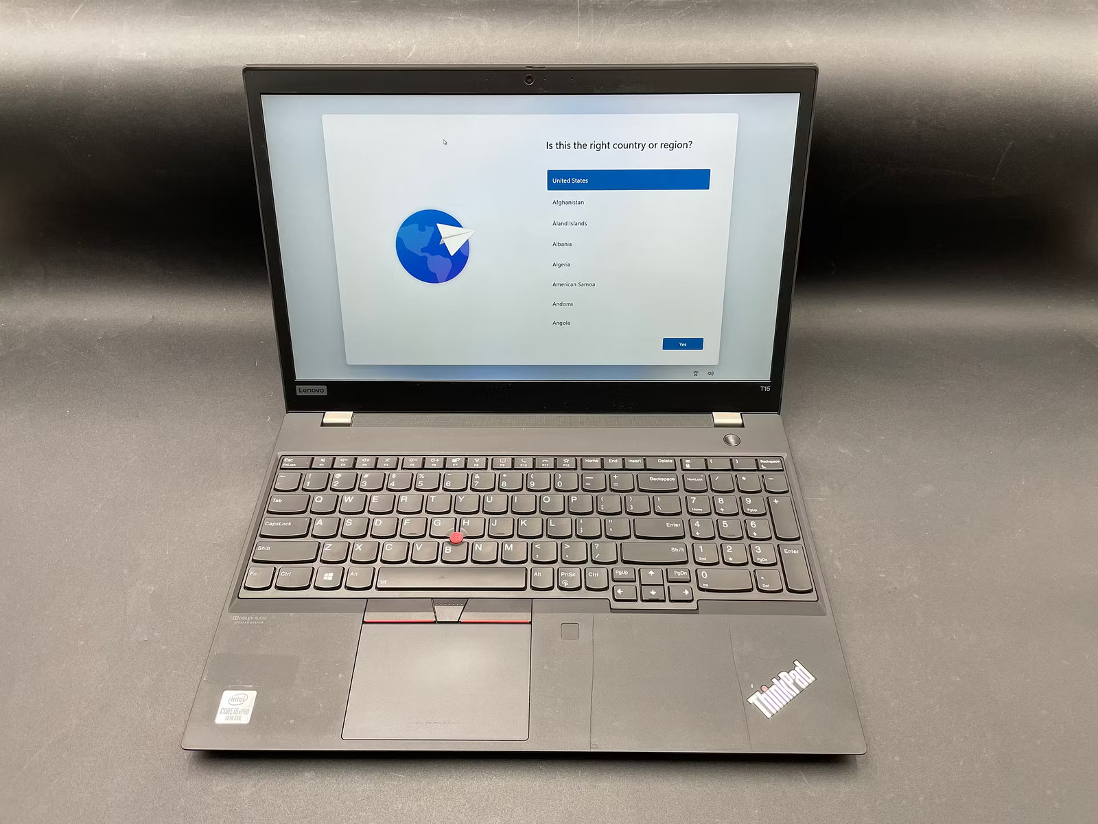 LENOVO ThinkPad 20S60012US, 15.5-Inch Laptop, with Intel(R) Core(TM) i5-10310U CPU @ 1.70GHz, Windows 11 Pro