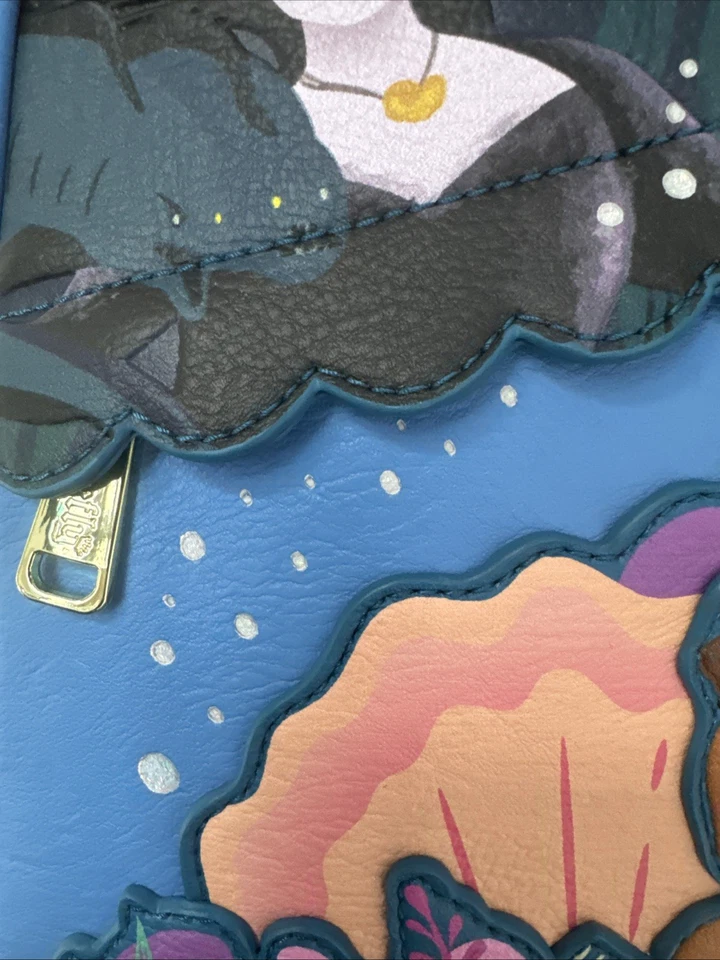 Disney Русалочка живое действие фильм Loungefly мини рюкзак Ариэль Урсула новый с Ярлыками - Изображение 2 из 4