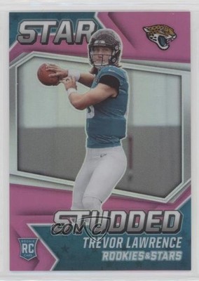 2021 Panini Rookies & Stars Star Studded Pink 61/75 Trevor Lawrence RC c6t