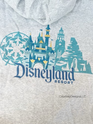 Disney Parks Disneyland Icons Zip Hoodie Erwachsene XL Neu - Bild 2 von 8