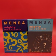 Mensa Number Puzzles Lot Of 2