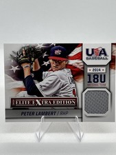 2014 Panini Elite Extra Edition - USA Baseball 18u Peter Lambert #6 Patch A33
