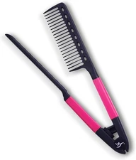 Hair Straightening Comb - Straightener Comb for Flat Iron - Makes Styling Easy