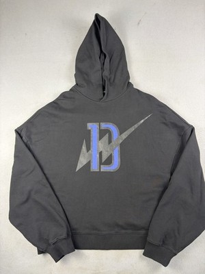 We11done Logo Hoodie Mens Size Large Black Cotton Sweatshirt Streetwear Designer