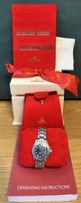 Genuine Omega Seamaster Ladies Watch 300m Blue Dial 28mm Box, Paper & Receipt 