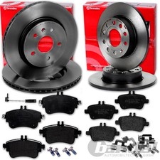 brembo BREMSSCHEIBEN + BEL&Auml;GE VORNE+HINTEN f&uuml;r MERCEDES A/B-KLASSE W176 W246