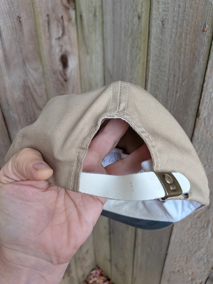 Sombrero de cuerda vintage Mauna Kea Hawaii Golf Resort bronceado bordado correa imperial Foto 4 de 4