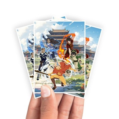 Team Avatar Card Sleeves Standard Size (Holographic) / Black / 150 Sleeves