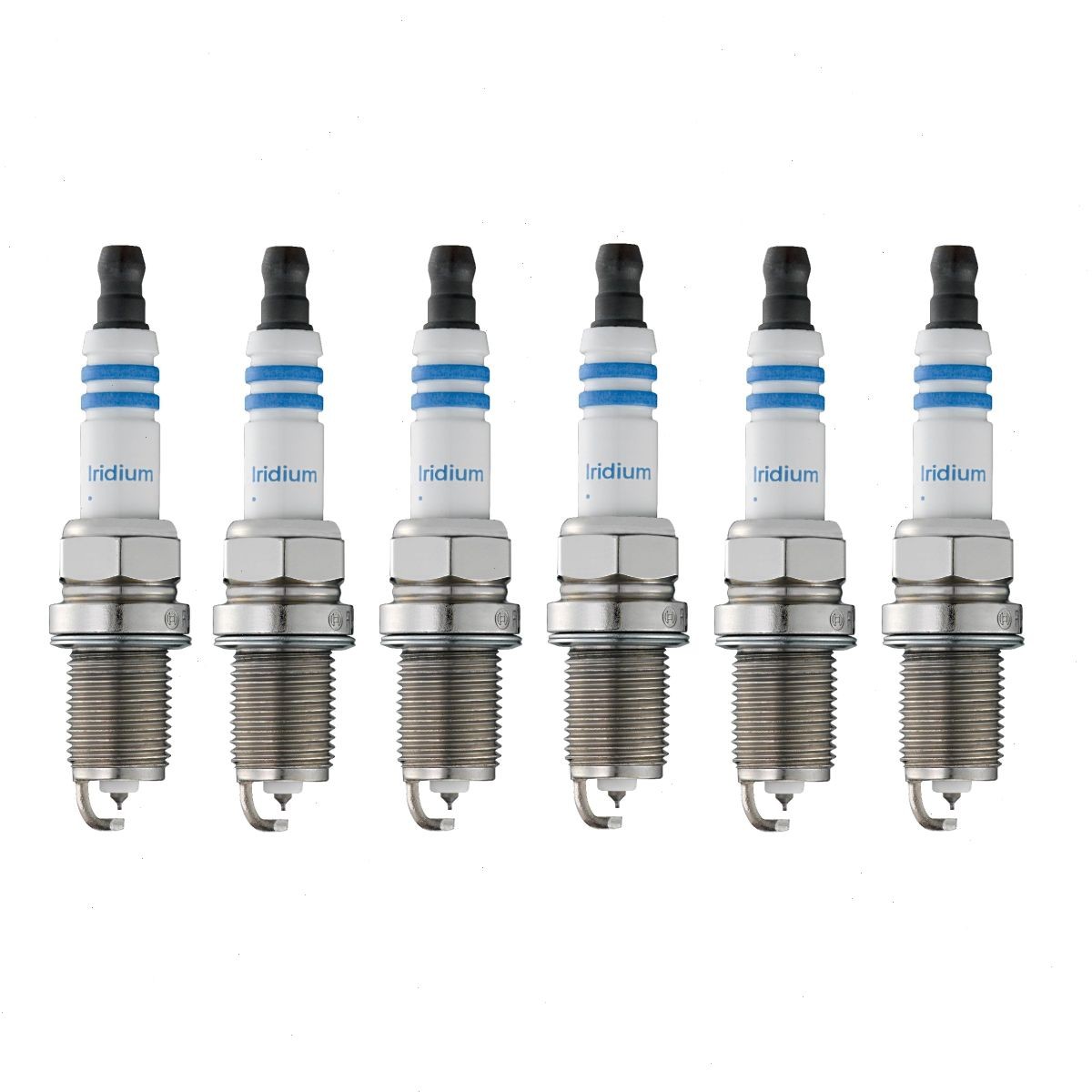 6 pc Bosch Double Iridium Spark Plugs for 2001-2009 Hyundai Santa Fe 2.7L ar