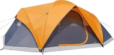 Coleman 8-Person Tenaya Lake Fast Pitch Cabin Camping Tent Closet, Light