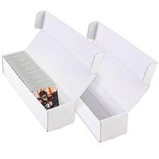 Card Storage Box,2-Pack   1000 Count Card Box,Trading card storage box for