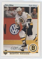 1990-91 Upper Deck Chris Nilan #442 0g7