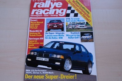 2) Rallye Racing 11/1991 - Wirklich gut? Daihatsu Ch - Renault Clio 16V mit 135P