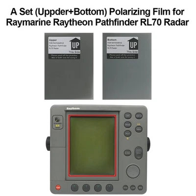 A Set (Bottom + Upper) Polarizing Film for Raytheon Pathfinder RL70 Radar - image 1 of 4