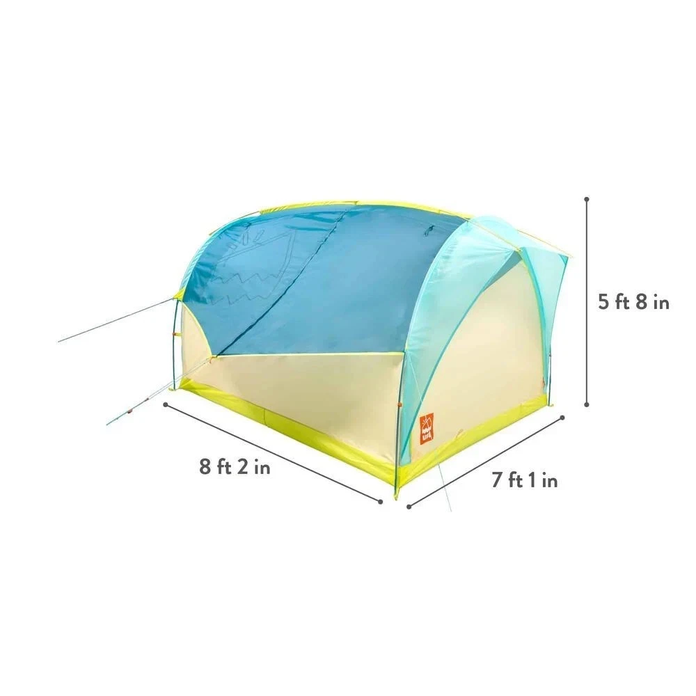 House Party 4 Person Outdoor Camping Tent Large Expandable Space & Easy Setup