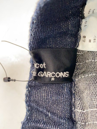 tricot COMME des GARCONS gonna avvolgente, gonna lunga, taglia M, cotone, IDG (plain), TG - Foto 5 di 6