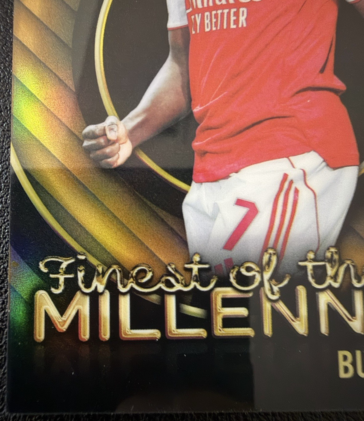 Bukayo Saka 2025-26 Topps Finest UEFA Gold Refractor /50 FM-2 Arsenal view 8
