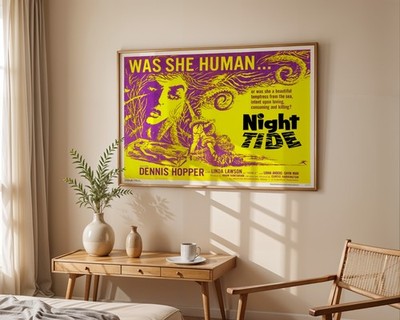Night Tide - 1961 Horror / Fantasy Movie Restored 30'' x 40'' UK Quad Poster