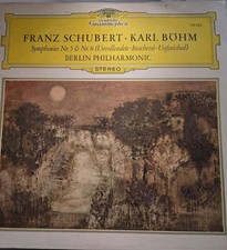 Franz Schubert Karl Bohm Symphonies No.5 No.8 Berlin Philharmonic Vinyl Album