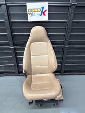 Bmw Z3 Roadster Driver Left Power Seat Beige Tan Leather W Rail Oem Heated