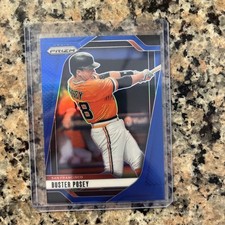 2025 Panini Prizm - Buster Posey, Buster Posey #255 Blue Prizm /199