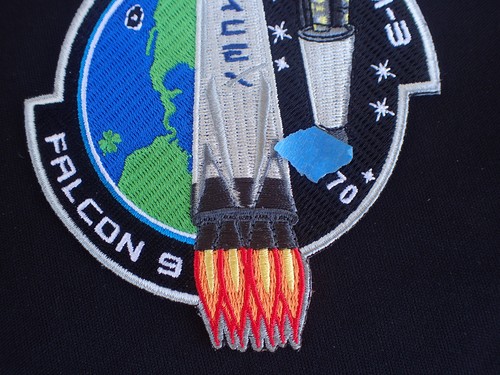 AUTENTICA PATCH MISSIONE SPACEX ASSORTITA SOLO DIPENDENTE #37 - Foto 3 di 7