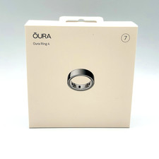 Oura Ring 4 - Smart Ring Gen 4 - Silver - Size 7 - New and Sealed