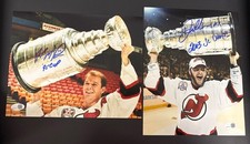 JOHN MADDEN JOHN MACLEAN AUTO PICS NJ Devils Stanley Cup 8x10s with Insc JSA/COA