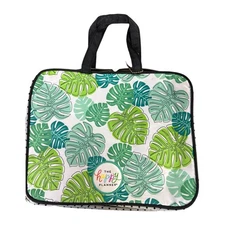 Happy Planner Storage Case Monstera Leaf Organizer with Removable Pouches