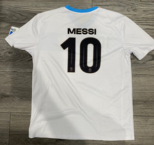 Argentina Soccer Jersey #10 Lionel Messi AFA Game Day Poly Shirt NWT Men's XL