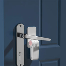 White Child Safety Door Handle Locks Protect Baby Locks Pet Room Self-Adhesive