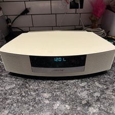 Bose Wave Radio III White AM/FM Radio Tested Good Condition No Remote Works