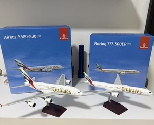 GeminiJets Emirates Airbus A380 scale 1:200 and Boeing777 - Opportunity