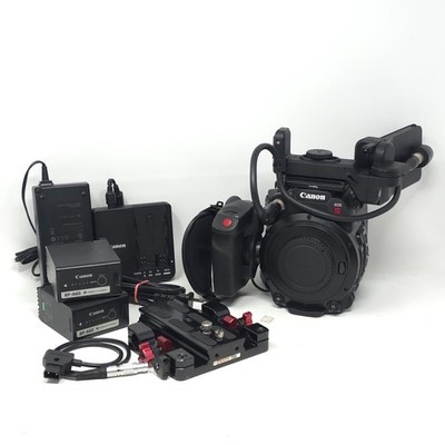 Canon Cinema EOS C200B Camera w/ 4'' Monitor and Extras (EF-Mount) - Only 200h