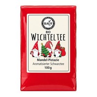 Rauf Tee Schwarzer Tee Wichteltee Mandel-Pistazie Bio, Aromatisiert