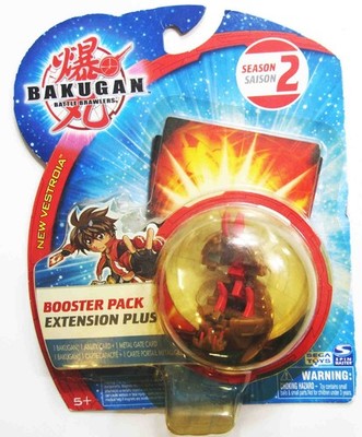 Bakugan SCRAPER Brown Subterra Battle Brawlers New Vestroia Tan Sealed 2009