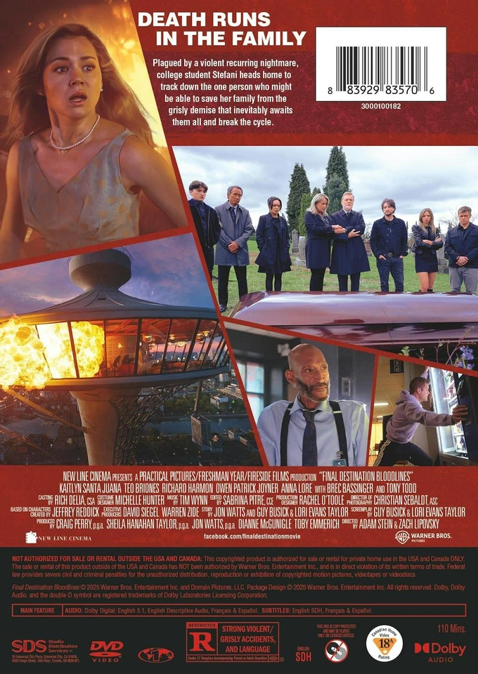 Final Destination Bloodlines DVD NEW - Image 4 of 4