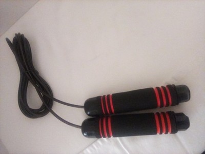 9 ft Weighted Jump Rope - Black